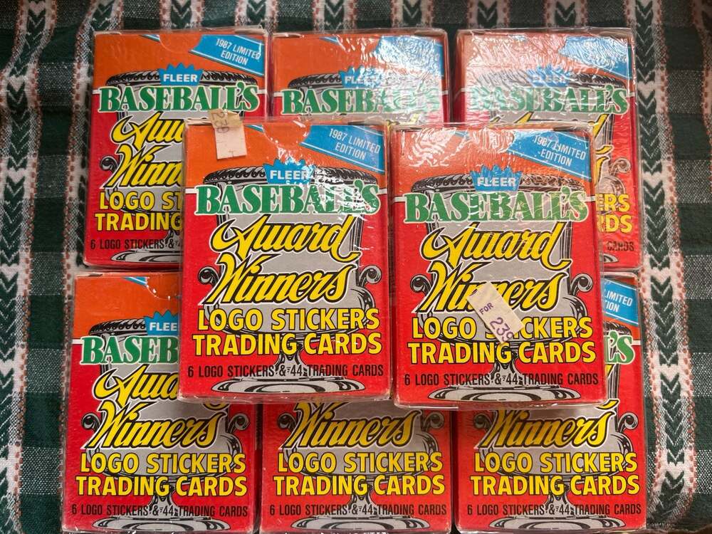 8 Packe 1987 Fleer Limited Edition - Baseballs Best 44 Card Set! - New in Box! -